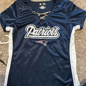 NFL Navy Lace-Up Jersey